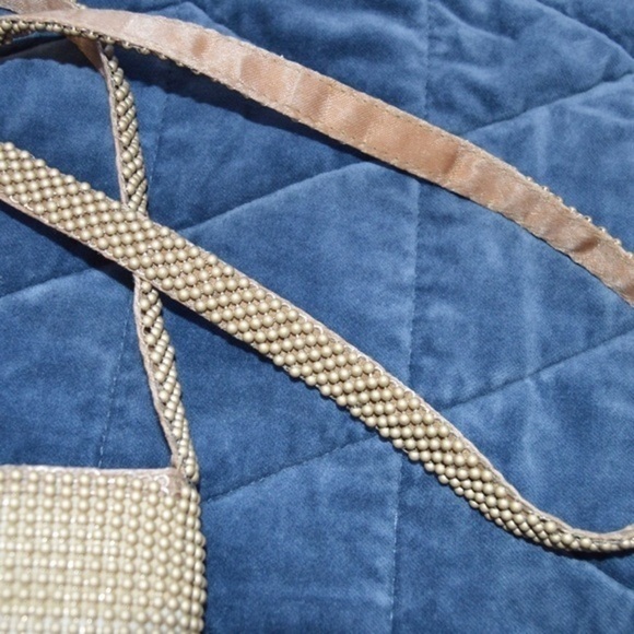 Marlo Beaded Handbag / Minaudiere with Fringe - Picture 6 of 7